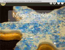 Tablet Screenshot of magicsparkles.com
